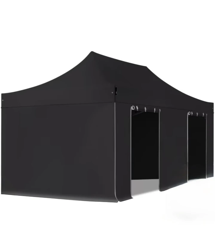 Namiot ekspresowy premium 3×6 m – czarny - wynajem Warszawa