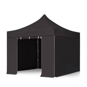 Namiot ekspresowy premium 3x3 m - czarny - obrazek 2